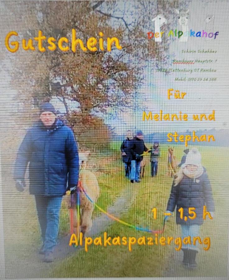 Maerchenhaft Urlauben Auf Dem Alpakahof Apartamento Rambow Exterior foto